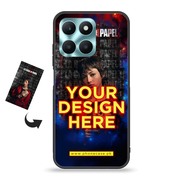 Honor X6a - Customize your own - Premium Metal Printed soft Bumper shock Proof Case