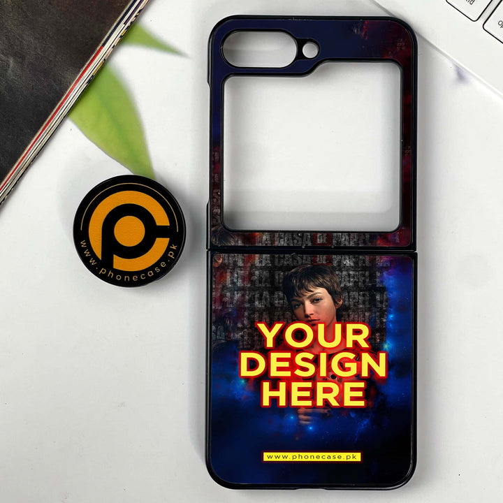 Galaxy Z Flip 6 - Customize your own - Premium Metal Printed soft Bumper shock Proof Case