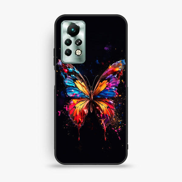 Infinix Note 11 Pro - Butterflies Design 7 - Premium Metal Printed Soft Bumper Shock Proof Case