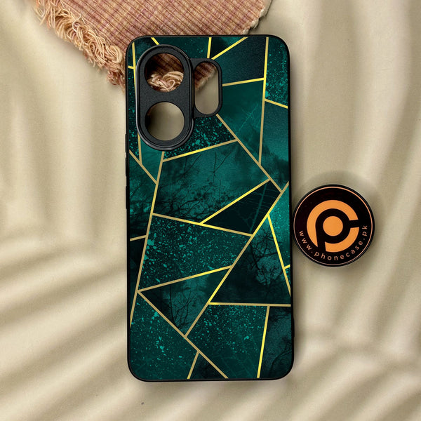Vivo V60 - Geometric Design 9 - Premium Metal Printed Soft Bumper Shock Proof Case