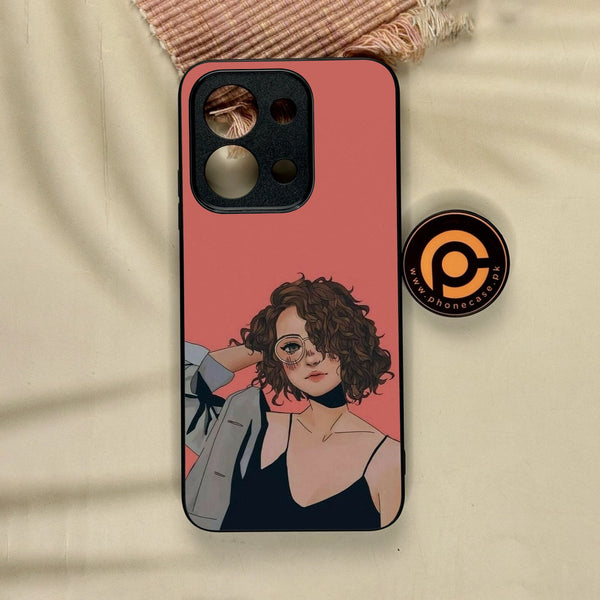 Xiaomi Redmi 15C - Anime Girls Design 6 - Premium Metal Printed Soft Bumper Shock Proof Case