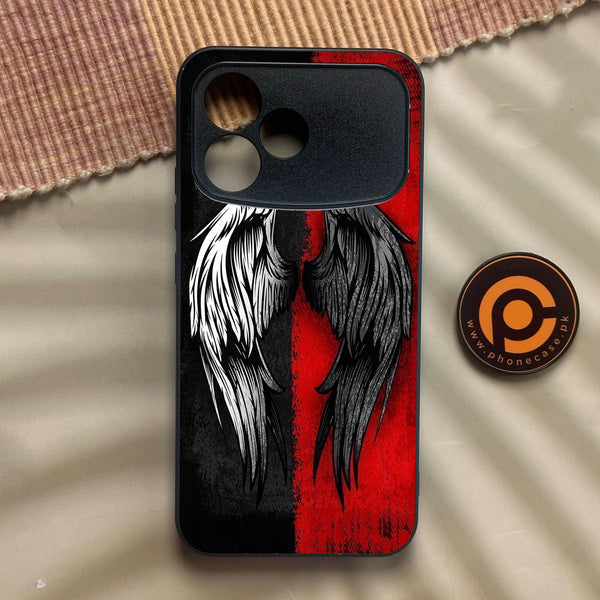 Oppo A6s Pro - Angel 2.0 Design 10 - Premium Metal Printed Soft Bumper Shock Proof Case