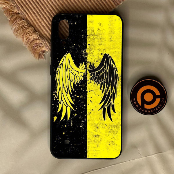 Samsung Galaxy M10 - Angel 2.0 Design 1 - Premium Metal Printed Soft Bumper Shock Proof Case