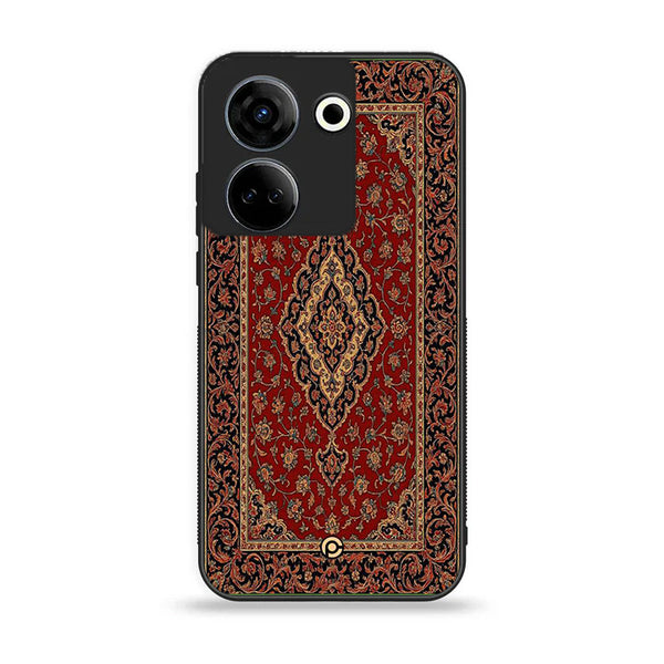 Tecno Camon 20 / 20 pro  -Persian Rugs Design  1  - Premium Metal Printed soft Bumper shock Proof Case CS-39515
