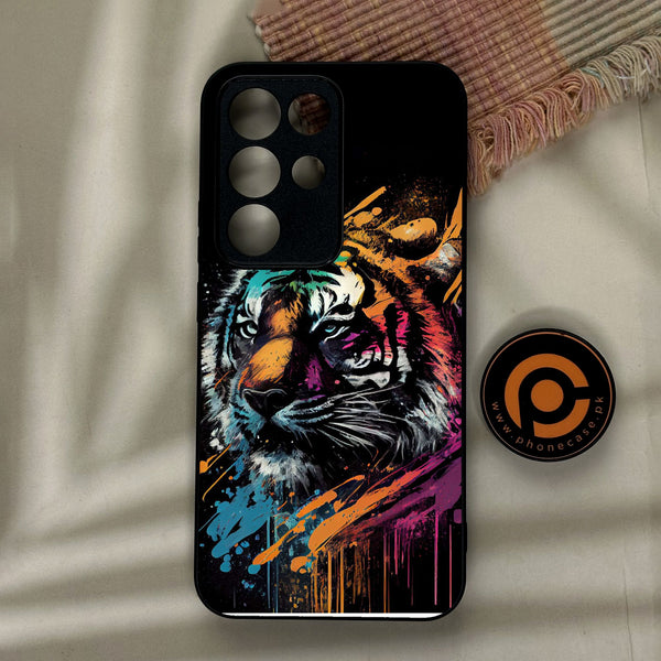 Realme C85 Pro - Tiger 2.0 Design 9 - Premium Metal Printed Soft Bumper Shock Proof Case