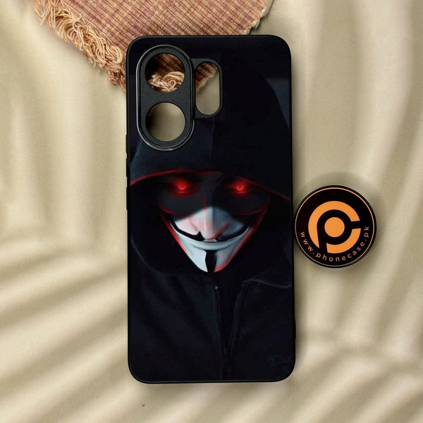 Vivo V60 - Black Art Design 10 - Premium Metal Printed Soft Bumper Shock Proof Case