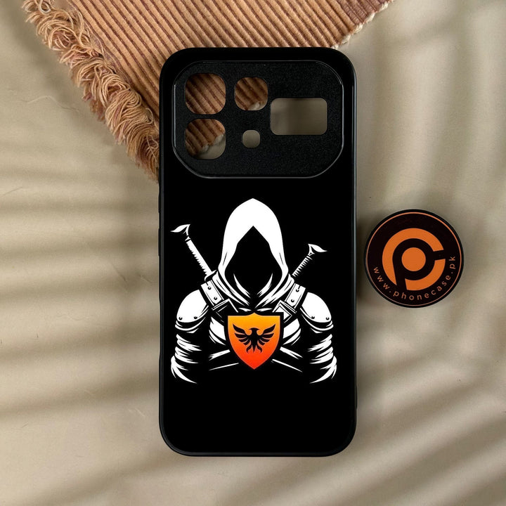 Infinix Note 60 Pro - Minimalistic Design 6 - Premium Metal Printed Soft Bumper Shock Proof Case