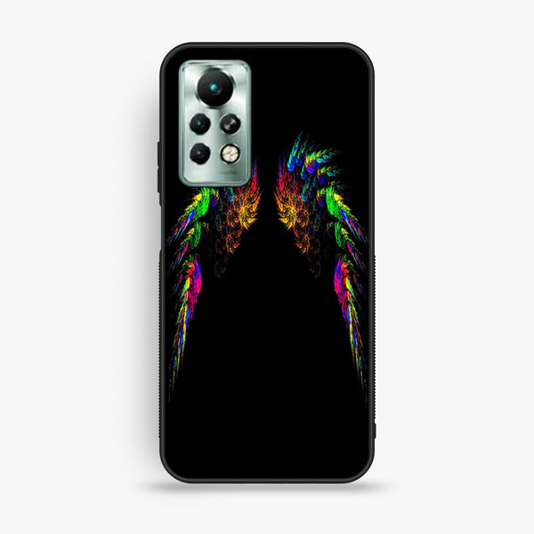 Infinix Note 11 Pro - Angel Wings Design 10 - Premium Metal Printed Soft Bumper Shock Proof Case