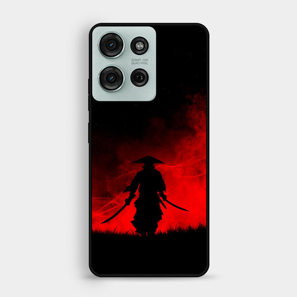 Motorola Moto G75 - Ninja Design 1 - Premium Metal Printed Soft Bumper Shock Proof Case