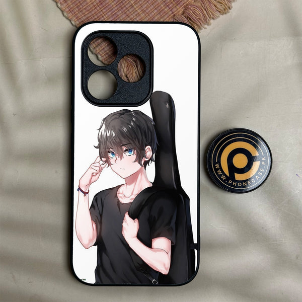 Honor 600 Lite - Anime Series Design 2 - Premium Metal Printed Soft Bumper Shock Proof Case