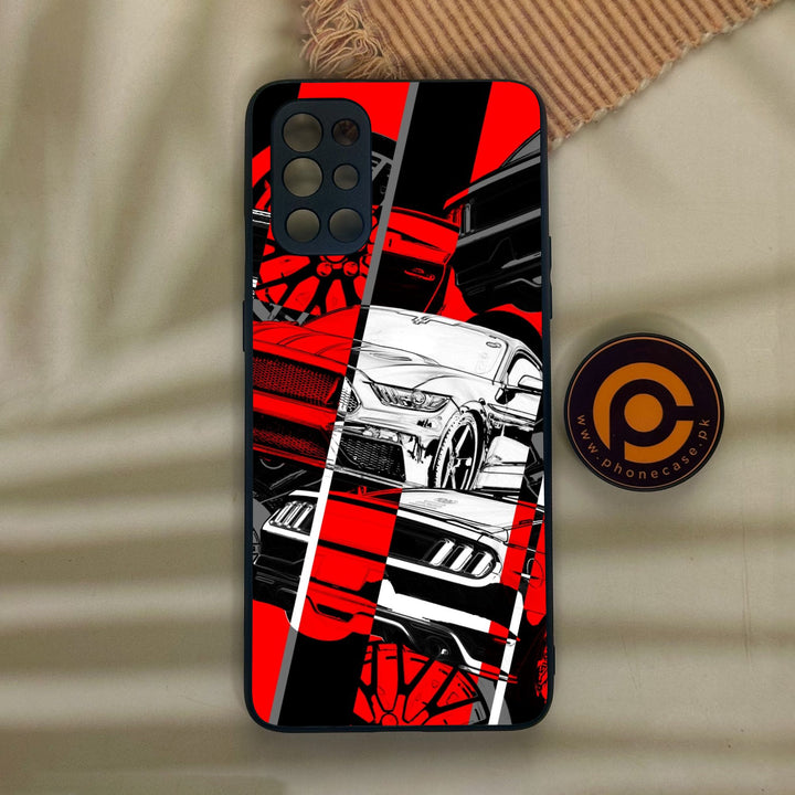 OnePlus 9R - Racing Series 2.0 Design 6 - Premium Metal Printed Soft Bumper Shock Proof Case
