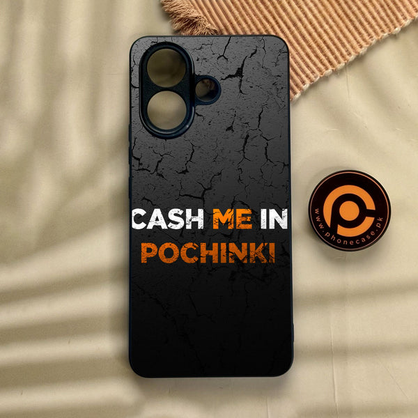 Vivo V60 Lite  - Cash Me - Premium Metal Printed Soft Bumper Shock Proof Case