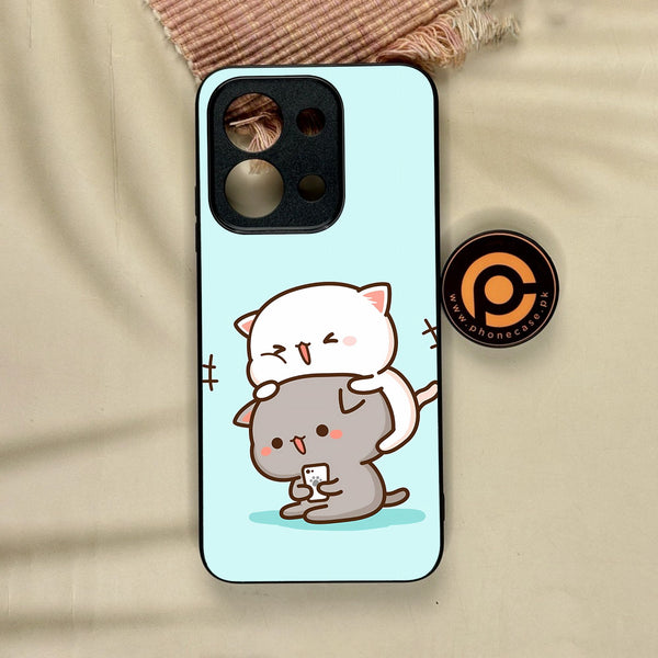 Xiaomi Redmi 15C - Cute Bubu Dudu Design 1 - Premium Metal Printed Soft Bumper Shock Proof Case