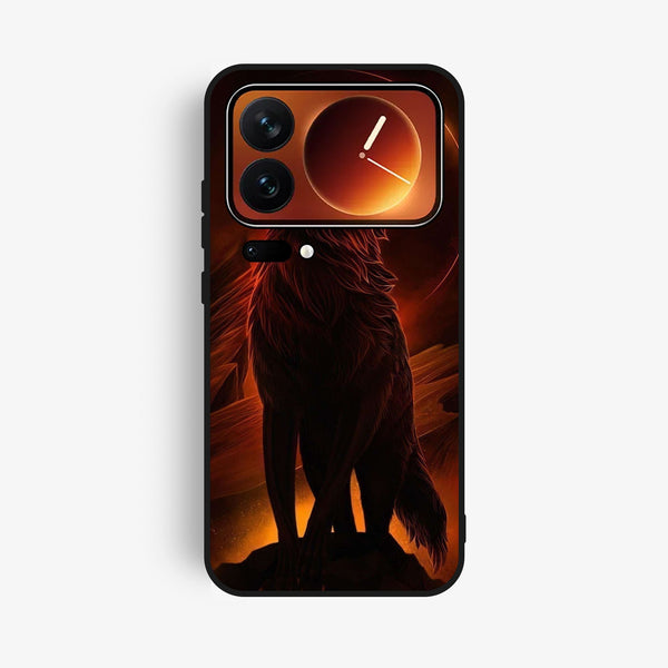 Xiaomi 17 Pro - Wolf Design 6 - Premium Metal Printed Soft Bumper Shock Proof Case