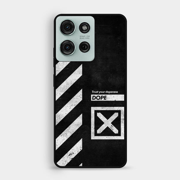 Motorola Moto G75 - Trust Your Dopeness - Premium Metal Printed Soft Bumper Shock Proof Case