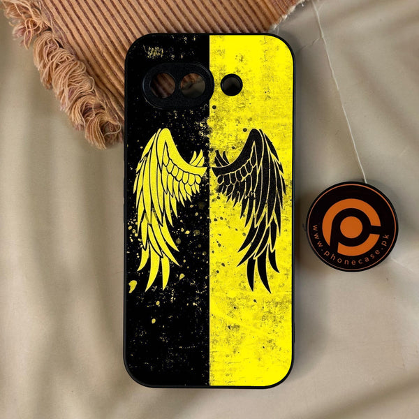 Google Pixel 10A - Angel 2.0 Design 1 - Premium Metal Printed Soft Bumper Shock Proof Case