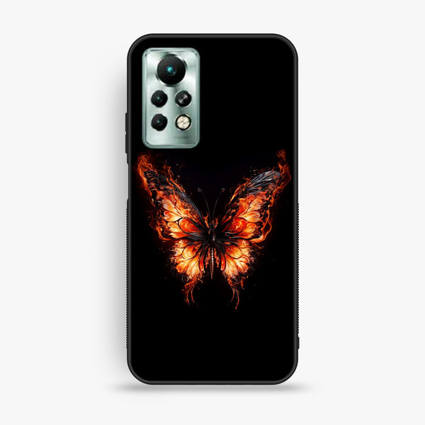 Infinix Note 11 Pro - Butterflies Design 5 - Premium Metal Printed Soft Bumper Shock Proof Case