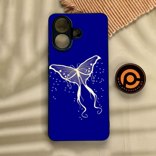 Vivo V60 Lite  - Butterflies Design 1 - Premium Metal Printed Soft Bumper Shock Proof Case