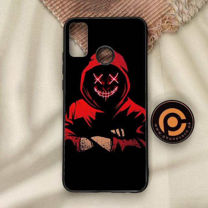 Honor 9X Lite - Anonymous 2.0 Design 5 - Premium Metal Printed Soft Bumper Shock Proof Case