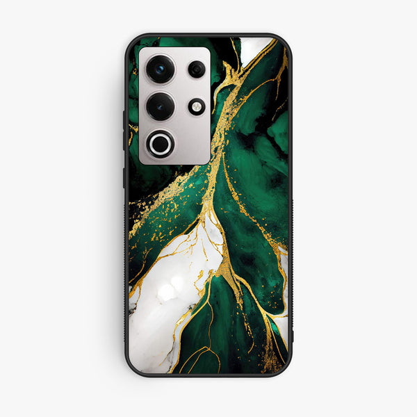 Itel S25 Ultra - Liquid Marble Design 7 - Premium Metal Printed Soft Bumper Shock Proof Case