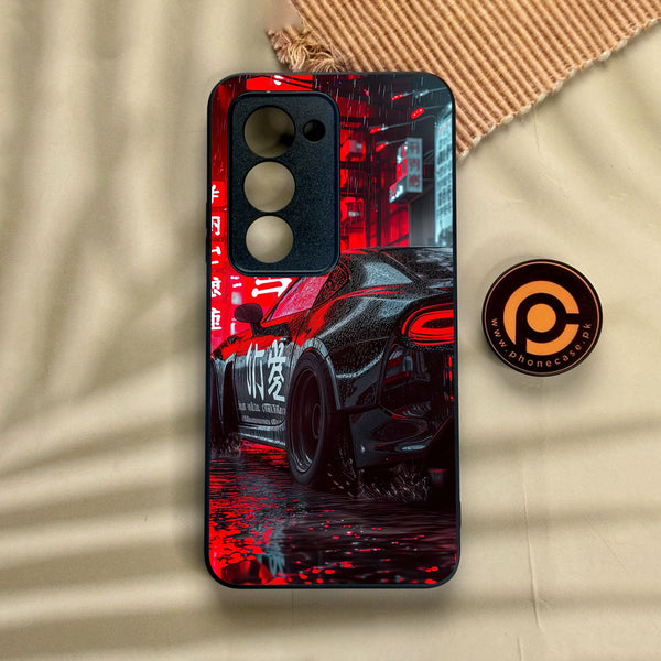 Xiaomi Redmi 15 - Tokyo Dark Night Racing Car - Premium Metal Printed Soft Bumper Shock Proof Case