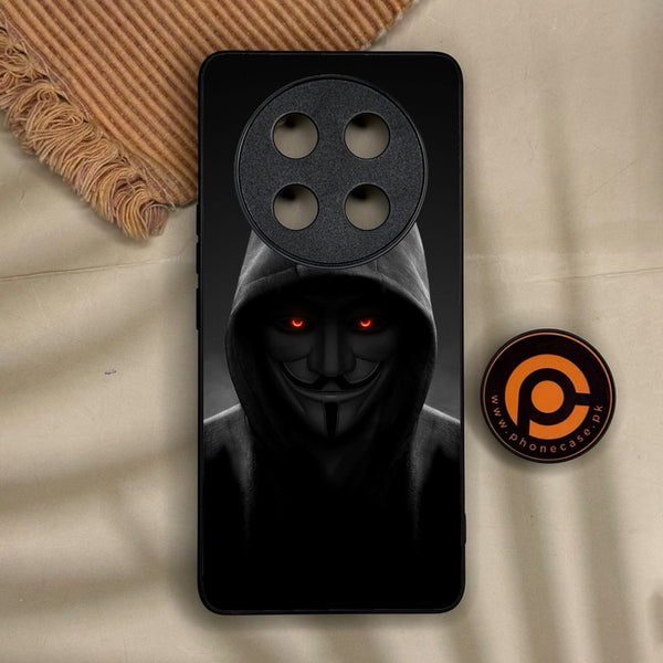 Honor X9c Smart - Anonymous 2.0 Design 4 - Premium Metal Printed Soft Bumper Shock Proof Case