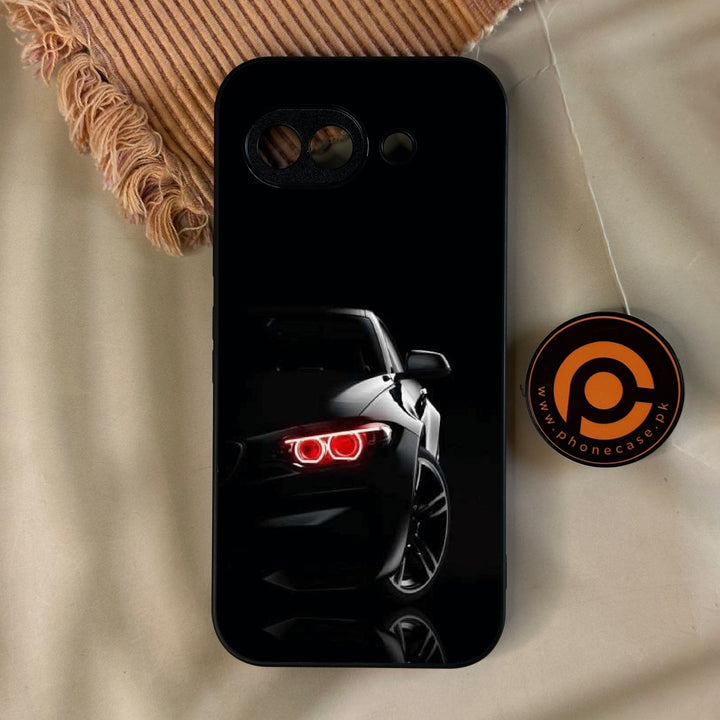 Google Pixel 10A - Black Art Design 6 - Premium Metal Printed Soft Bumper Shock Proof Case
