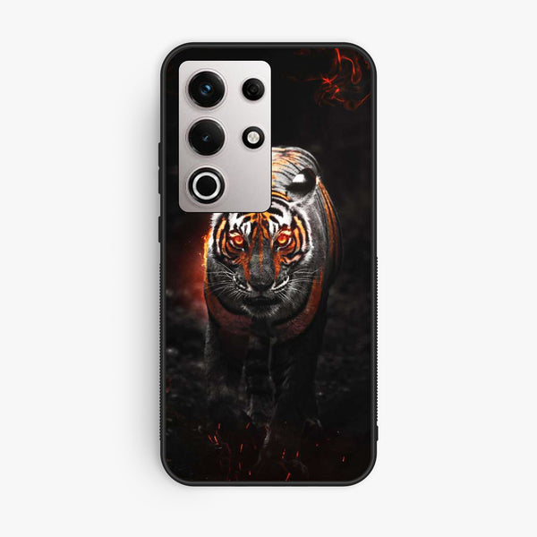 Itel S25 Ultra - Tiger Design 6 - Premium Metal Printed Soft Bumper Shock Proof Case