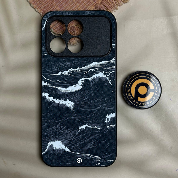 Xiaomi Redmi K90 - Classic Weave Design 16 - Premium Metal Printed Soft Bumper Shock Proof Case