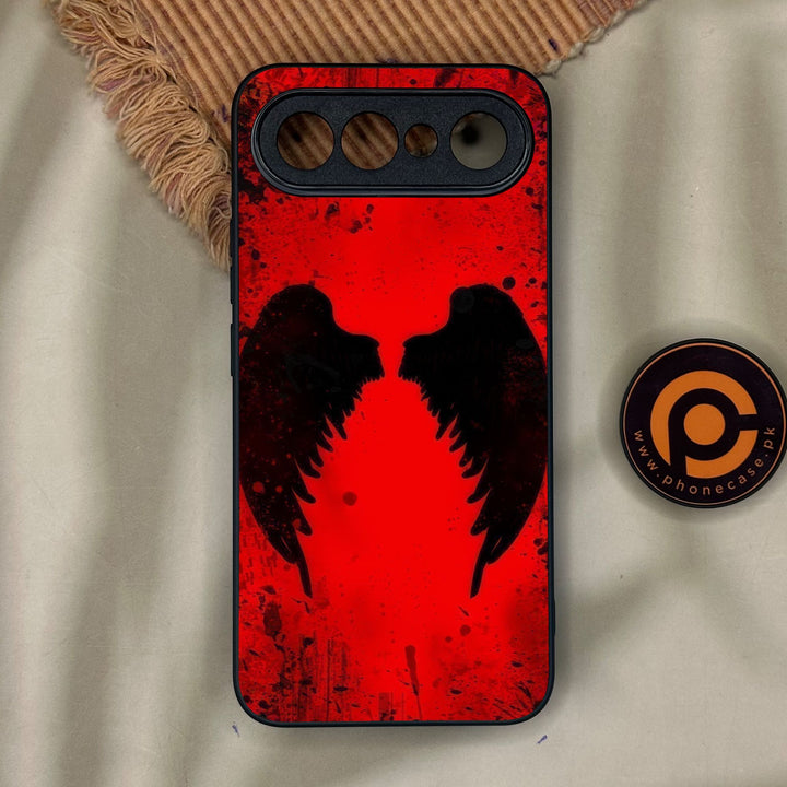 Vivo X300 FE - Angel 2.0 Design 3 - Premium Metal Printed Soft Bumper Shock Proof Case