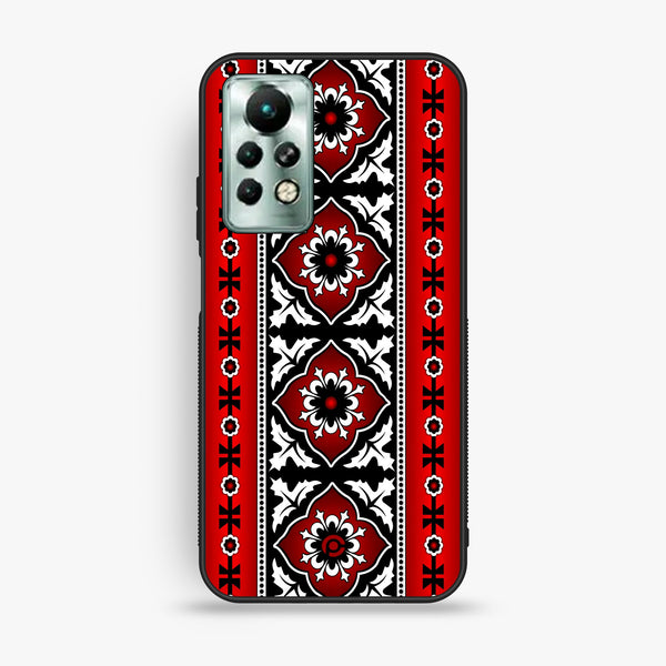Infinix Note 11 Pro - Ajrak 1 - Premium Metal Printed Soft Bumper Shock Proof Case