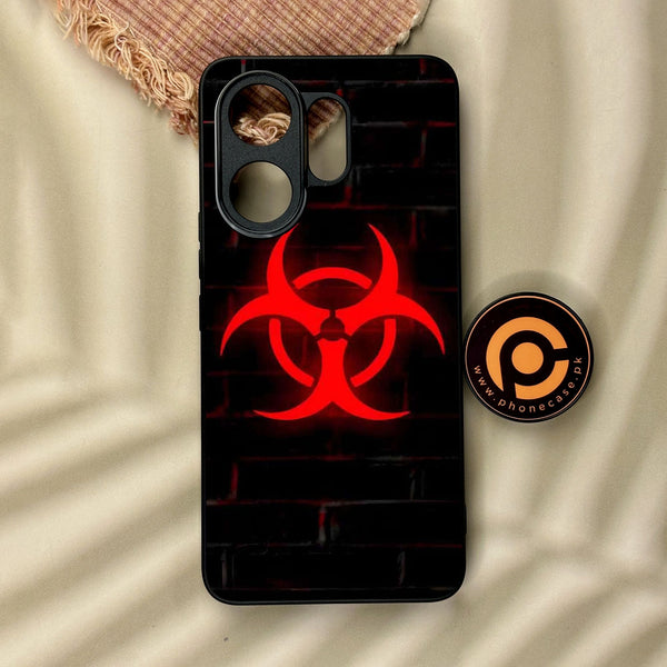 Vivo V60 - Biohazard Design 6 - Premium Metal Printed Soft Bumper Shock Proof Case