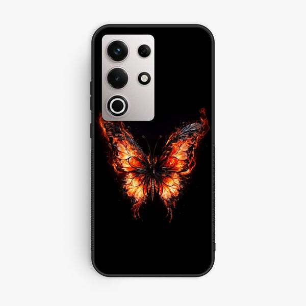 Itel S25 Ultra - Butterflies Design 5 - Premium Metal Printed Soft Bumper Shock Proof Case