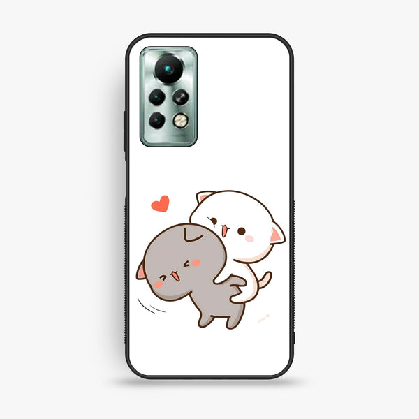 Infinix Note 11 Pro - Cute Bubu Dudu Design 4 - Premium Metal Printed Soft Bumper Shock Proof Case