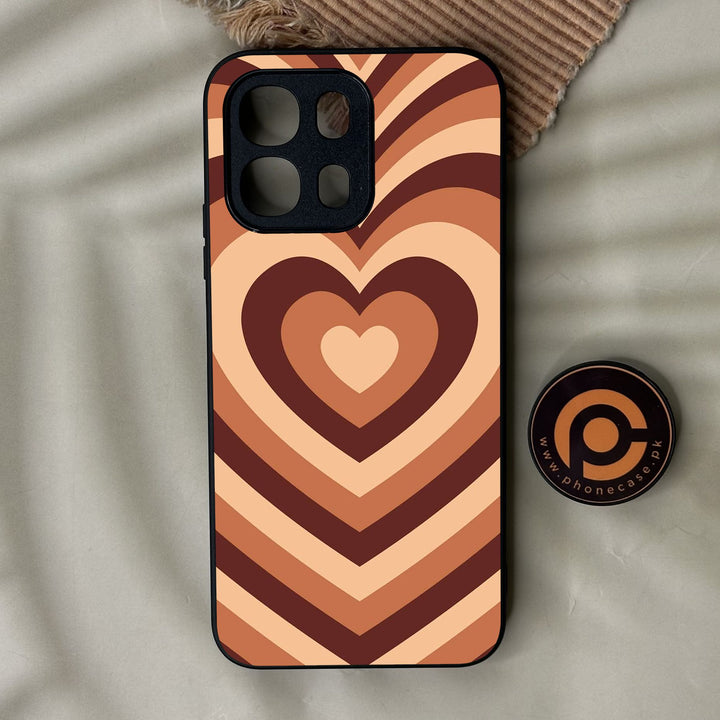 Oppo A6K - Heartbeat Design 2 - Premium Metal Printed Soft Bumper Shock Proof Case
