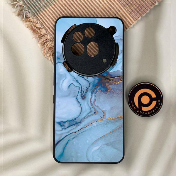 Nothing Phone 3a Pro - Blue Marble Design 1 - Premium Metal Printed Soft Bumper Shock Proof Case