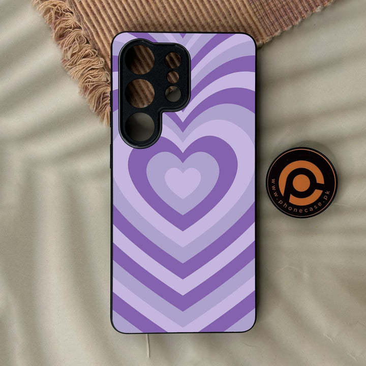 Samsung Galaxy S26 Ultra - Heartbeat Design 8 - Premium Metal Printed Soft Bumper Shock Proof Case