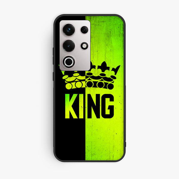 Itel S25 Ultra - King Design 3 - Premium Metal Printed Soft Bumper Shock Proof Case