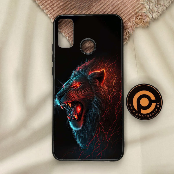 Honor 9X Lite - Tiger 2.0 Design 6 - Premium Metal Printed Soft Bumper Shock Proof Case