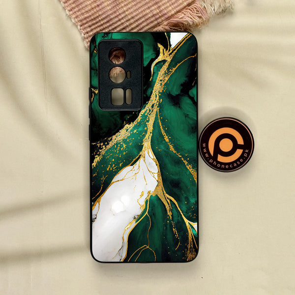 Xiaomi Redmi K60 Pro - Liquid Marble Design 7 - Premium Metal Printed Soft Bumper Shock Proof Case