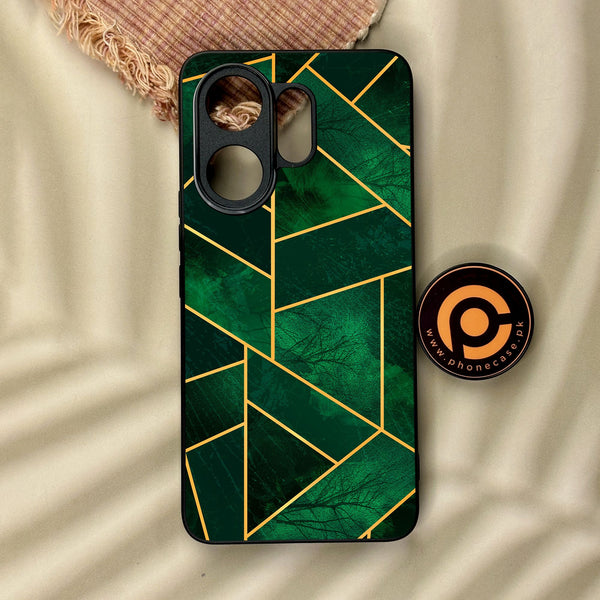 Vivo V60 - Geometric Design 10 - Premium Metal Printed Soft Bumper Shock Proof Case