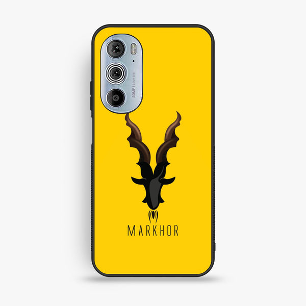 Motorola Edge 30 Pro - Markhor Design 1 - Premium Metal Printed Soft Bumper Shock Proof Case