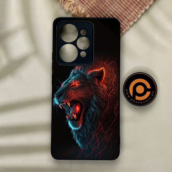 Realme 15 - Tiger 2.0 Design 6 - Premium Metal Printed Soft Bumper Shock Proof Case