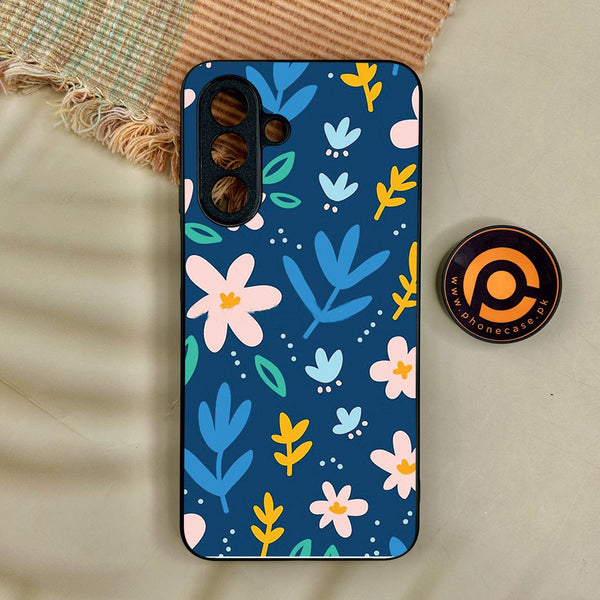 Samsung Galaxy A17 - Colorful Flowers - Premium Metal Printed Soft Bumper Shock Proof Case