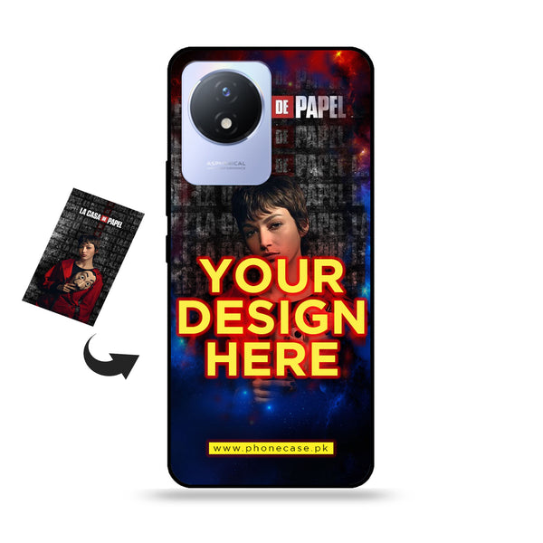 Vivo Y02 - Customize your own - Premium Metal Printed soft Bumper shock Proof Case