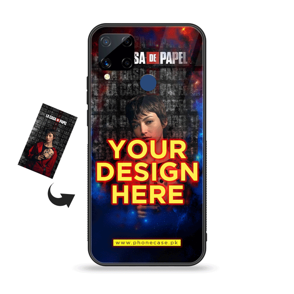 Realme C15 - Customize your own - Premium Metal Printed soft Bumper shock Proof Case