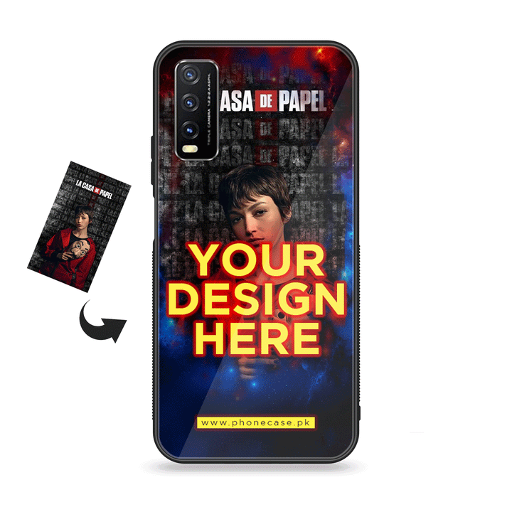 VIVO Y12A - Customize your own - Premium Metal Printed soft Bumper shock Proof Case