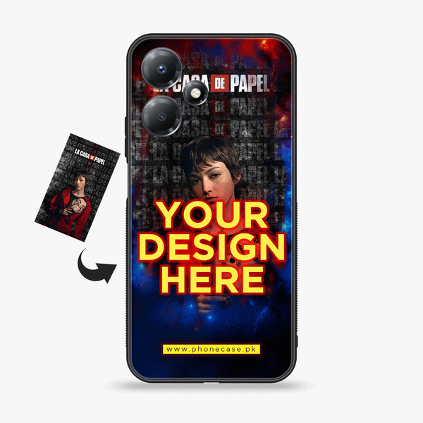 Infinix Hot 30i - Customize your own Premium Metal Printed soft Bumper shock Proof Case