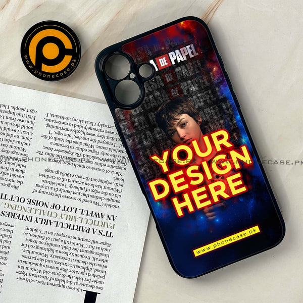 iPhone 16 Plus - Customize your own - Premium Metal Printed soft Bumper shock Proof Case