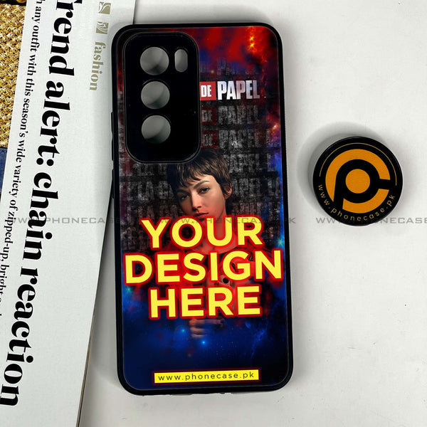 Oppo Reno 12 5G - Customize your own - Premium Metal Printed soft Bumper shock Proof Case